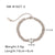 Women IG Style Circle Heart Heart Geometric Stainless Steel Electroplating Bracelets