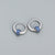 925 Sterling Silver Korean Geometric Silver Earrings