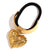 Fashion Heart Stainless Steel Electroplating Hair Ties