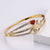 Natural Women Metal Diamond Crown Stainless Steel Bangles