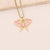 Women Butterfly Copper Oil Dripping Pendants