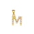 Letter Stainless Steel 18K Gold Plated Jewelry Making