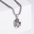 Unisex Minimalist Metal Skull Retro Vintage Stainless Steel Electroplating Pendants