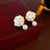 Medieval Flower Flower Artificial Pearl Electroplating Earrings