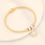 Women Expressive Eye Star Stainless Steel Electroplating Bracelets