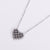 Women Korean Metal Chain Diamond Zodiac Sign Stainless Steel Electroplating Pendants