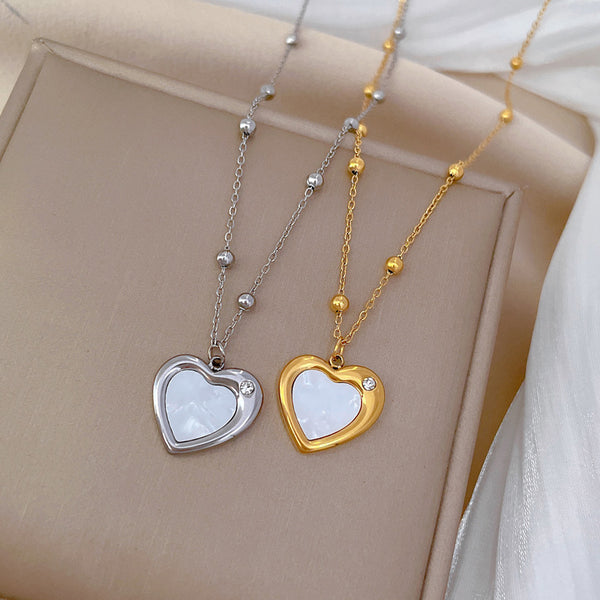 Cartoon Gourd Geometric Titanium Steel Electroplating Necklaces