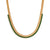 Fashion Stripe Geometric Stainless Steel 18K Gold Plated Necklaces