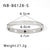 IG Style Pentagram Heart Tennis / Diamond Line Stainless Steel Electroplating Bangles