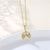 Women Natural Mermaid Tail Stainless Steel Electroplating Necklaces