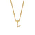 Fashion Letter Geometric Stainless Steel 18K Gold Plated Necklaces