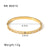 IG Style Argyle Irregular Tennis / Diamond Line Cosmos Stainless Steel Electroplating Bangles