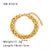 Unisex IG Style Chain Geometric Stainless Steel Electroplating Bracelets