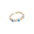 Women Retro Vintage Eye Copper Oil Dripping Rings