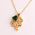 Women Flower Copper Electroplating Necklaces