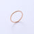 Women Korean Circle Titanium Steel Electroplating Rings