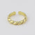 Women Metal Gold Plated Copper Rings