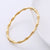 Modern Chinese Bamboo Stainless Steel Electroplating Bangles