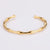 Women Minimalist Ellipse Stainless Steel Electroplating Bracelets