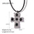 IG Style Cross Geometric Stainless Steel 18K Gold Plated Necklaces