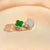 Moderate Luxury Flower Copper Diamond Inlay Stud Earrings