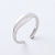 Retro Unisex Vintage Stripe Geometric Stainless Steel Electroplating Rings