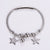 Women Metal Star Diamond Star Titanium Steel Diamond Inlay Bracelets