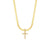 Fashion Letter Number Text Stainless Steel 18K Gold Plated Necklaces