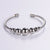 Minimalist Stripe Circle Round Stainless Steel Electroplating Bangles