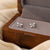 Moderate Luxury Bowknot Bowknot Copper Diamond Inlay Stud Earrings