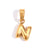 Minimalist Letter Stainless Steel 18K Gold Plated Jewelry Making