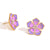 Fashion Petal Geometric Flower Stainless Steel Electroplating Necklaces