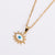 Fashion Octagram Geometric U-Shape Stainless Steel Electroplating Necklaces