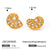 IG Style Circle Stainless Steel Electroplating Earrings