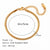 Women Fashion Stripe Circle Geometric Stainless Steel 18K Gold Plated Bracelets