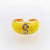 Unisex Diamond Metal Candy Letter Number Text Letter Resin Oil Dripping Rings