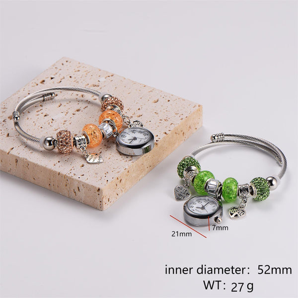 Women Heart Stainless Steel Bangles