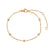 Fashion Round Geometric Stainless Steel 18K Gold Plated Necklaces