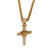 Fashion Cross Geometric Stainless Steel Electroplating Necklaces