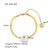 Women IG Style Tennis / Diamond Line Chain Irregular Circle Heart Heart Geometric U-Shape Stainless Steel Electroplating Bracelets