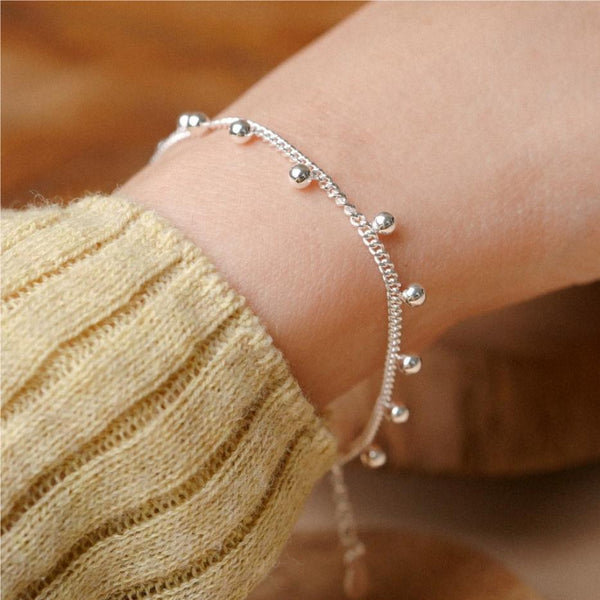 925 Sterling Silver Japanese / Korean Tassel Silver Handmade Bangles