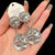 Retro Vintage Round Geometric Alloy Electroplating Earrings