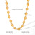 IG Style Chain Geometric Titanium Steel Electroplating Necklaces