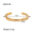 Women IG Style Pearl Geometric Stainless Steel 18K Gold Plated Bracelets