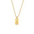 Fashion Geometric Stainless Steel 18K Gold Plated Necklaces