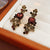 Vintage Retro Women Leaf Copper Electroplating Jewelry Sets