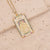 Retro Unisex Vintage Metal Geometric Copper Oil Dripping Pendants