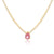 Moderate Luxury Heart Droplet Droplet Zircon Electroplating Necklaces