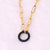 Minimalist Ellipse Round Circle Number Geometric Text Letter Zircon Electroplating Necklaces