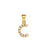 Letter Stainless Steel 18K Gold Plated Jewelry Making